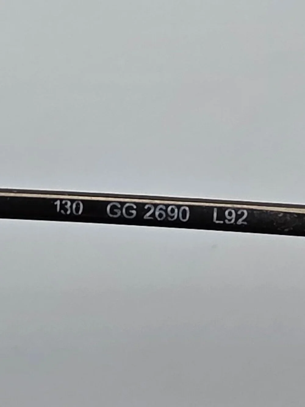 Gucci GG2690 L92 Gunmetal Petite Cat Eye Eyeglasses Frame w/ Flexhinge and Case